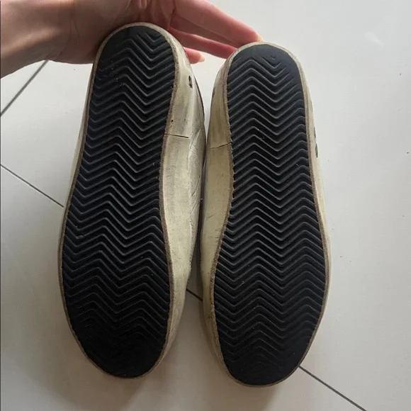 Golden Goose Women's White and Leopard Print Sneakers - Picture 7 of 8